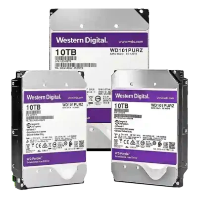 Disque Dur Interne 3.5&Prime; WD Purple 10 To – Spécial Vidéosurveillance SATA III (WD101PURZ)