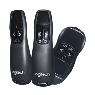 Logitech R400 Wireless Presenter – Télécommande de Présentation sans Fil avec Pointeur Laser Rouge