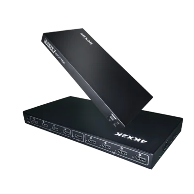 Répartiteur HDMI Professionnel 1×8 4K Ultra HD – Boîtier Métallique avec Alimentation Secteur
