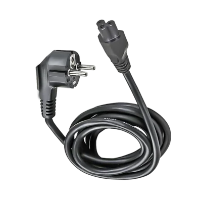 Câble d&rsquo;Alimentation Secteur IEC C5 « Trèfle » vers Schuko – 3 Broches Universel