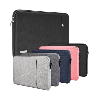 Housse de Protection TECOOL pour Ordinateur Portable 13&Prime; – 15.6&Prime; – Pochette Slim avec Poche Accessoires